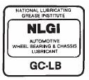 GC-LB車輛軸承潤滑脂標準